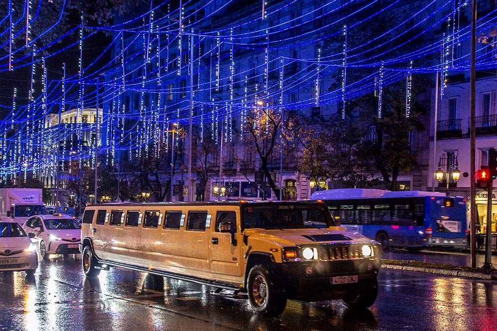 Las luces de Navidad en Madrid mejor en Limusina: BIG