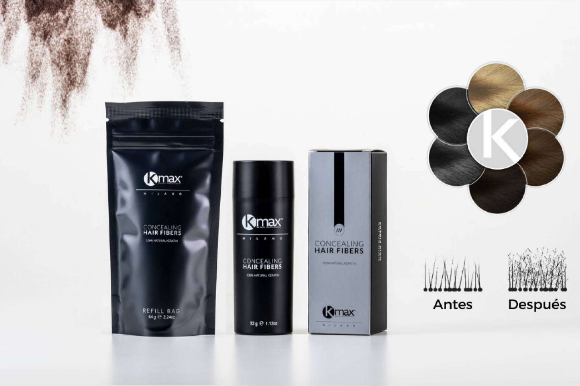 Los productos de la firma Kmax dan solución a problemas capilares que pueden surgir en cualquier etapa de la vida, como la alopecia