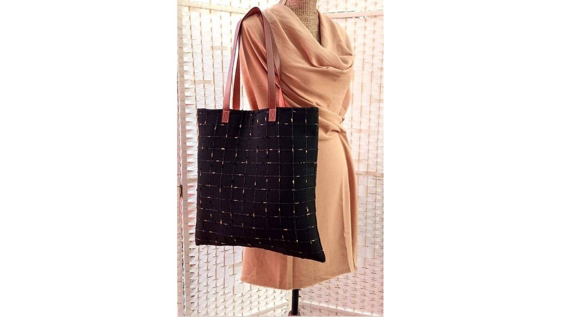Inirt Atelier crea diseños elegantes y exclusivos de tote bags para complementar cualquier look