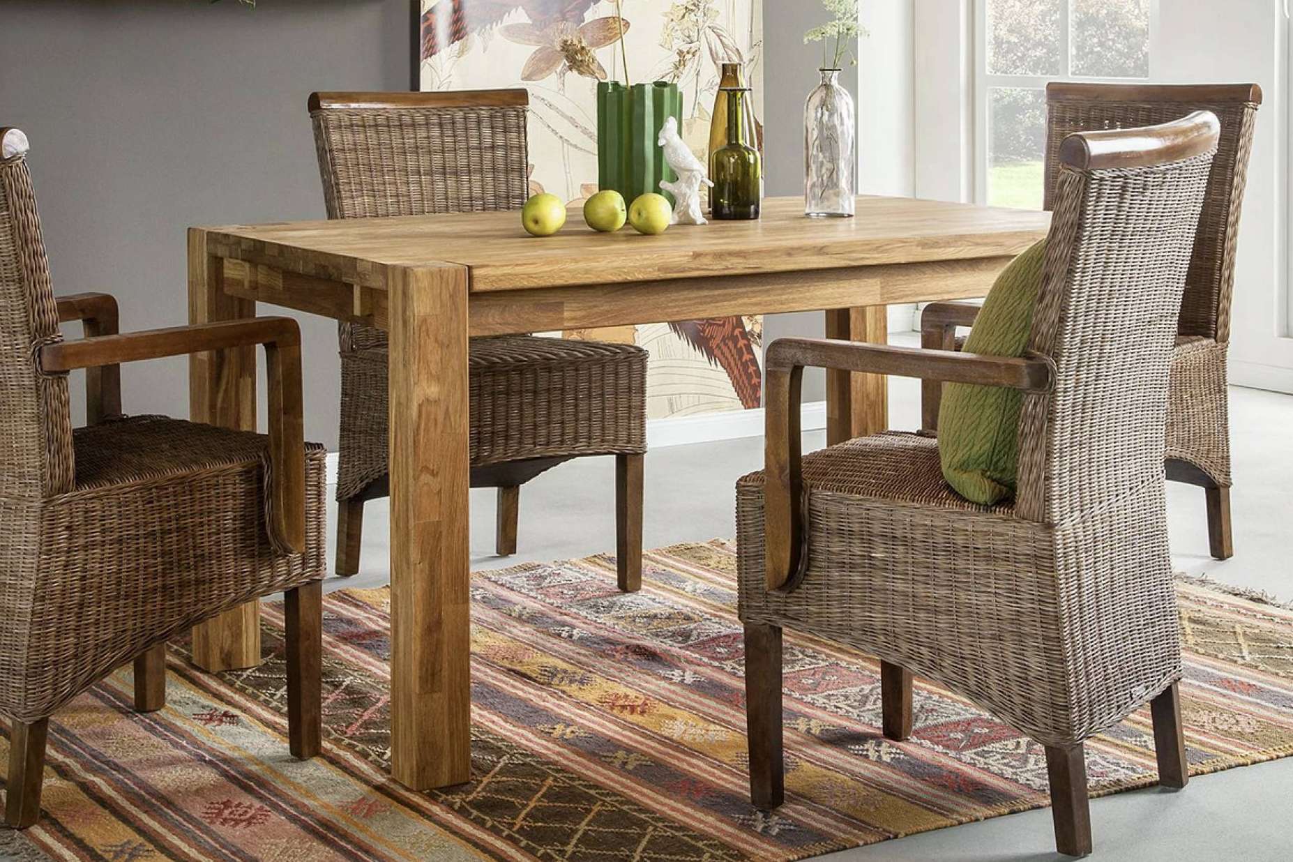 Los muebles de madera maciza de Roble Store para conseguir un estilo rústico en la decoración del hogar