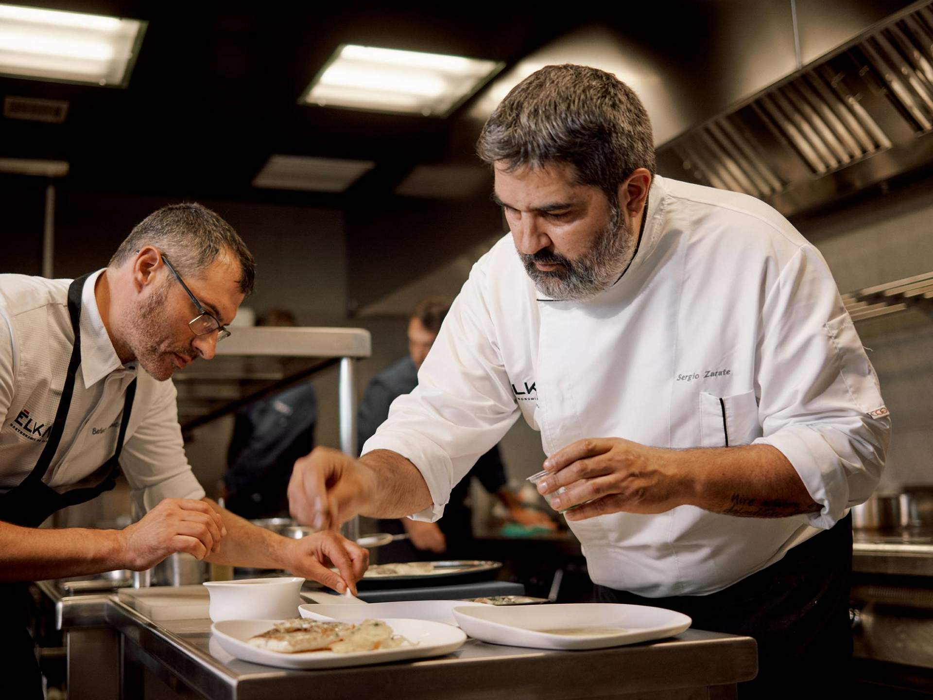 Alta cocina a 160 metros de altura en el restaurante Élkar en Madrid