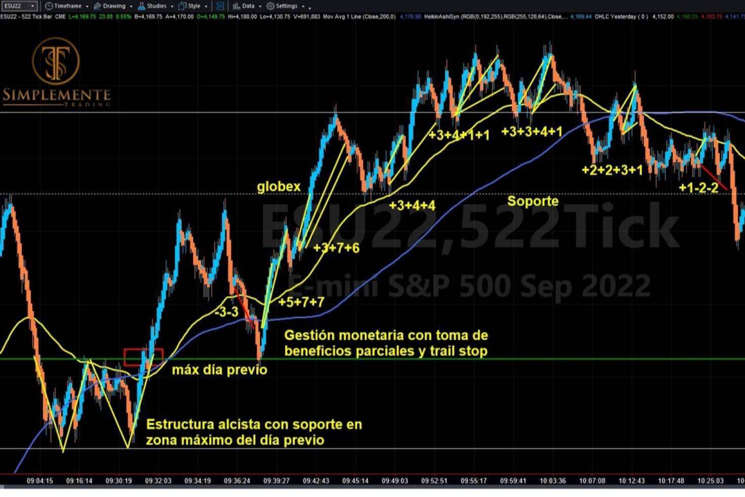 Simplemente Trading recalca que el entrenamiento en trading logra resultados