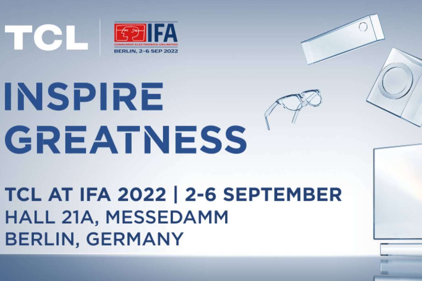 La compañía de electrónica TCL presenta el TV QLED en la feria de tecnología de consumo IFA Berlín 2022
