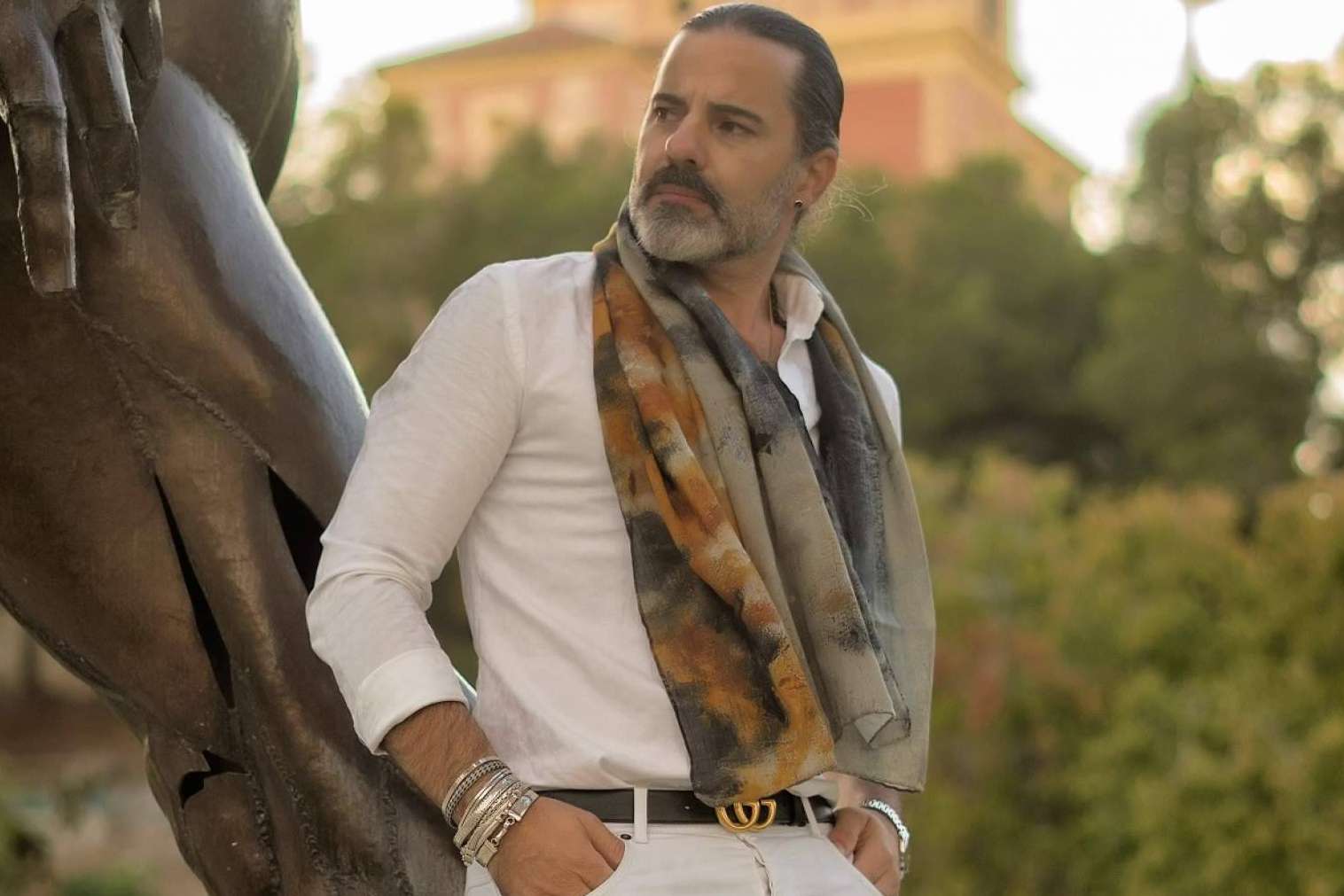 Pañuelos de hombre para el cuello diseñados con obras de arte, en Full & Briss