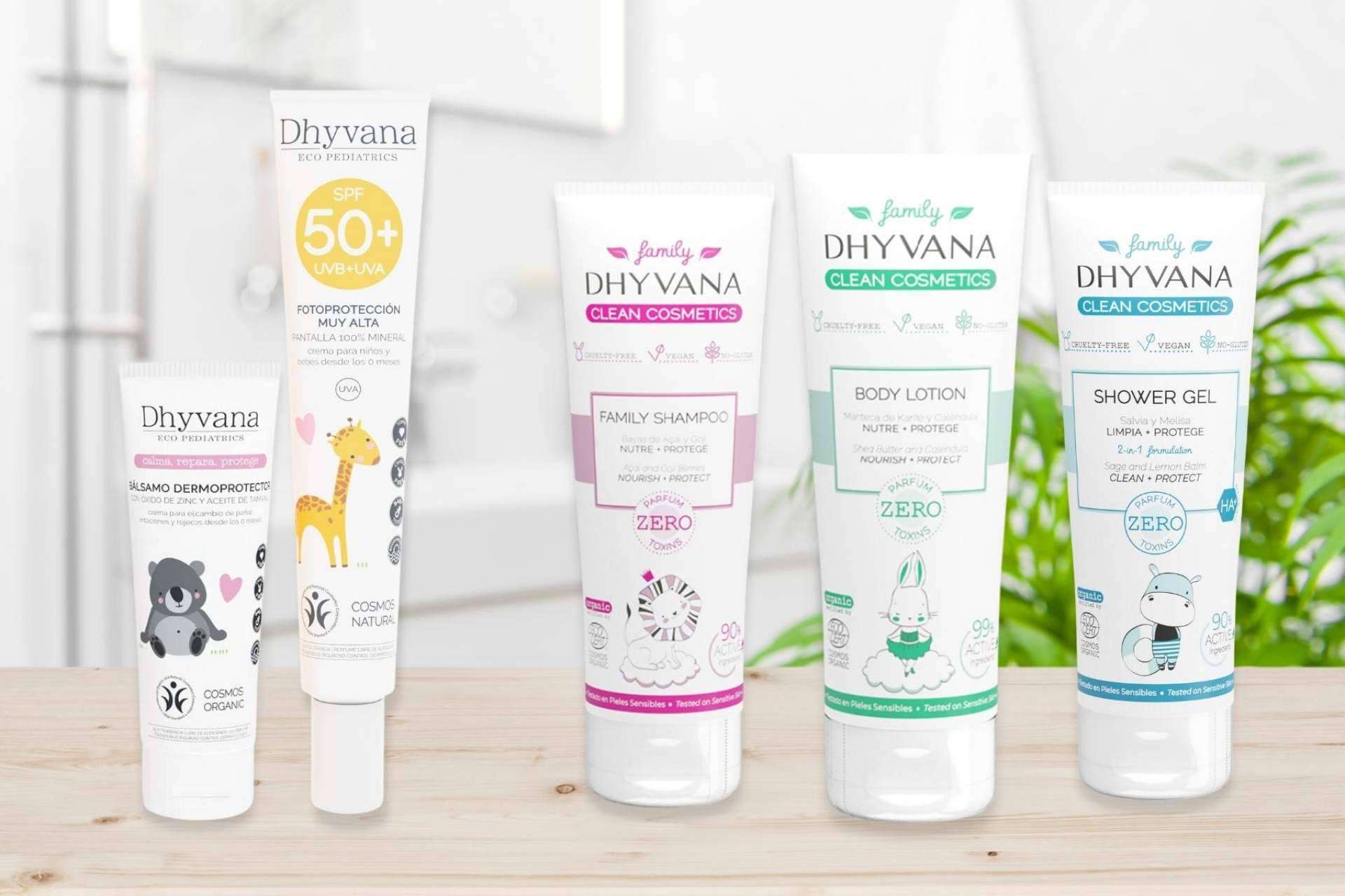 La cosmética 100 % orgánica de DHYVANA permite cuidar la piel de toda la familia