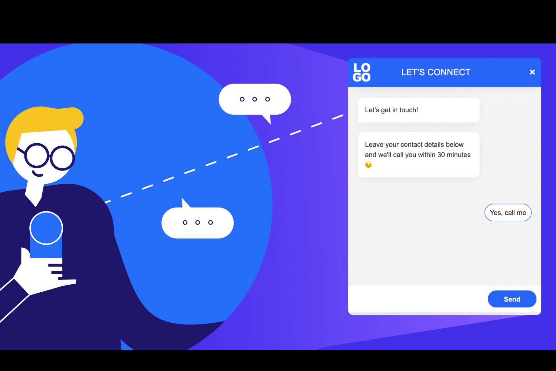 Gestionar ágilmente a los clientes con un chat online y un bot de LeadDesk