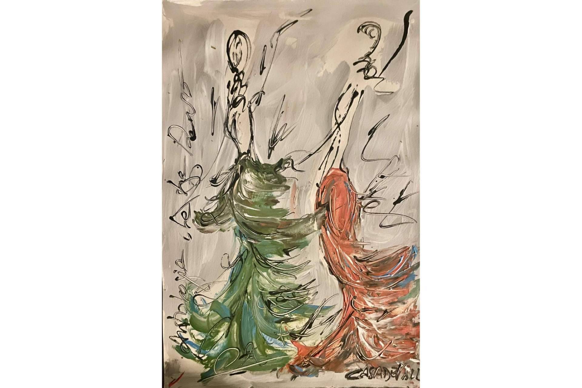 El arte flamenco diferente y abstracto de Cristina Casadevall