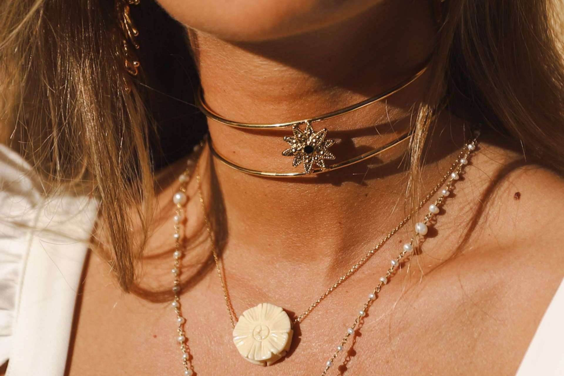 Trepillé habla de una tendencia que no pasa de moda, combinar collares artesanales