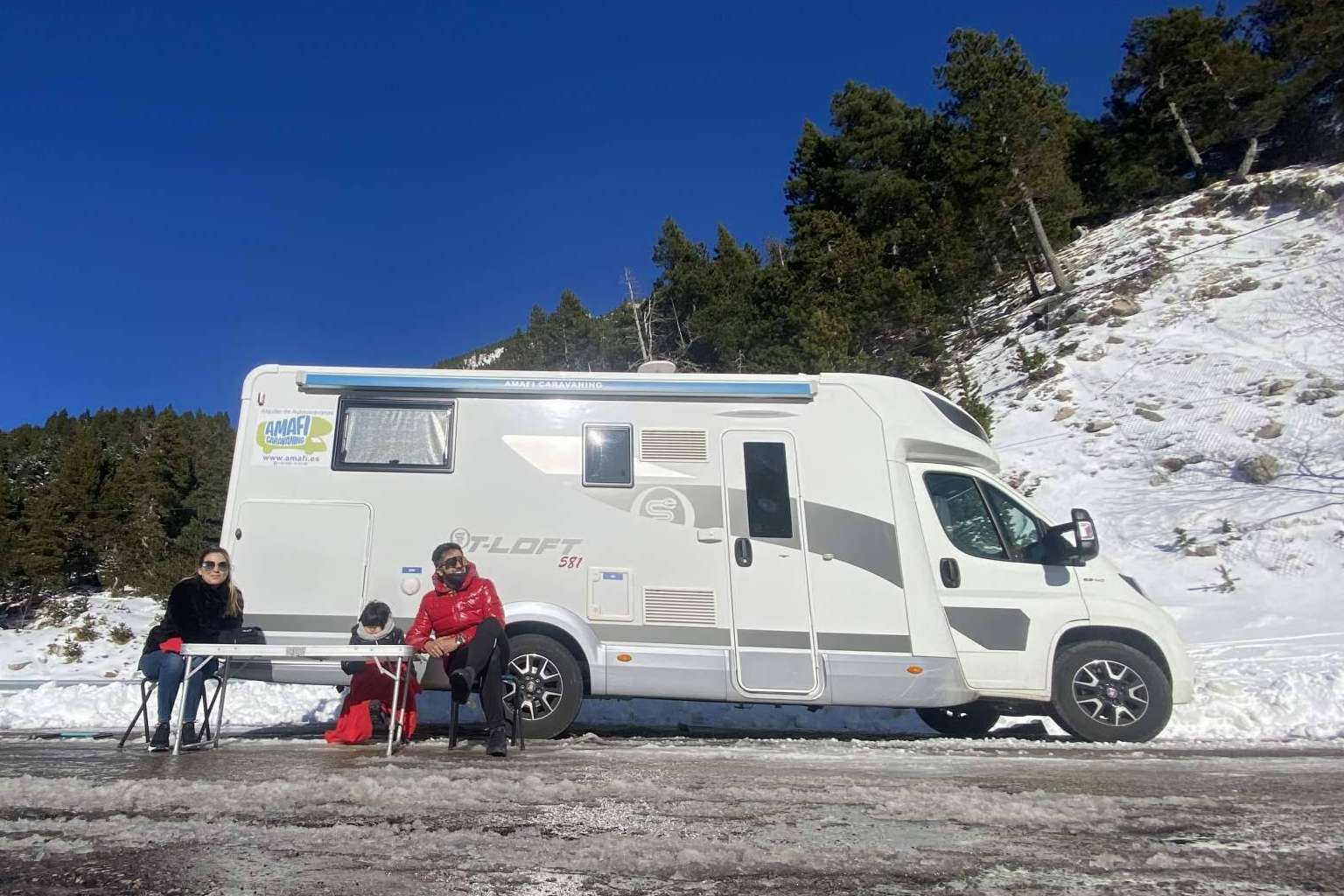Disfrutar el invierno en autocaravana de la mano de Amafi Caravaning