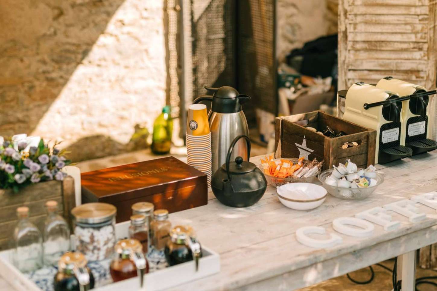 Just Royal BCN ofrece un servicio de catering para bodas con formato 'estaciones'