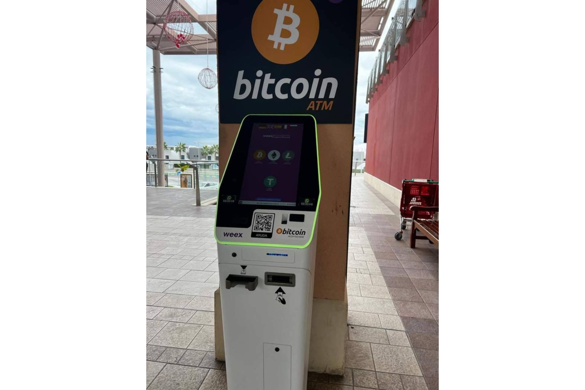 ¿Tener un cajero bitcoin en un negocio? Weex lo pone fácil