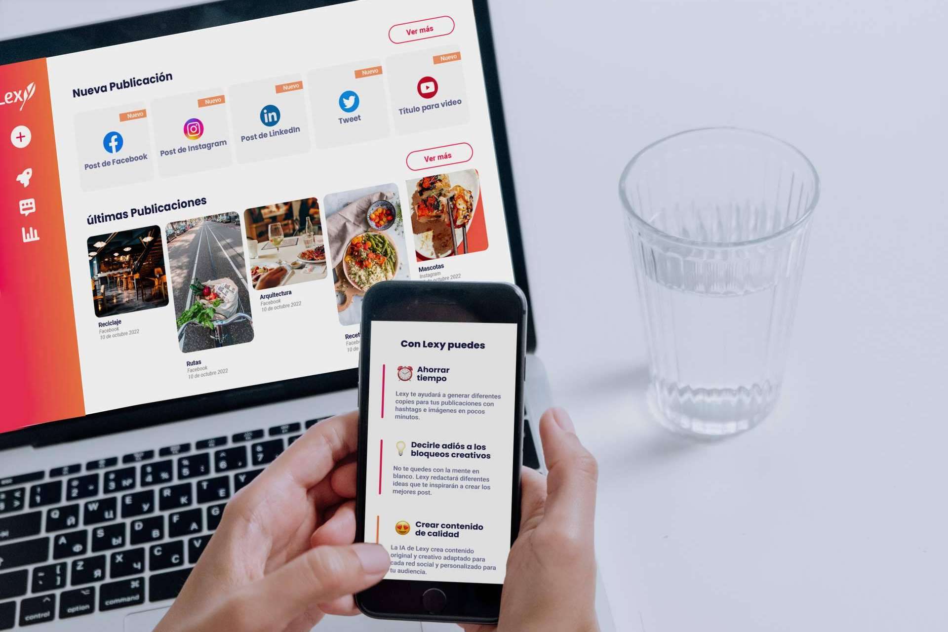 Gestionar las redes sociales con la ayuda de la inteligencia artificial Lexy
