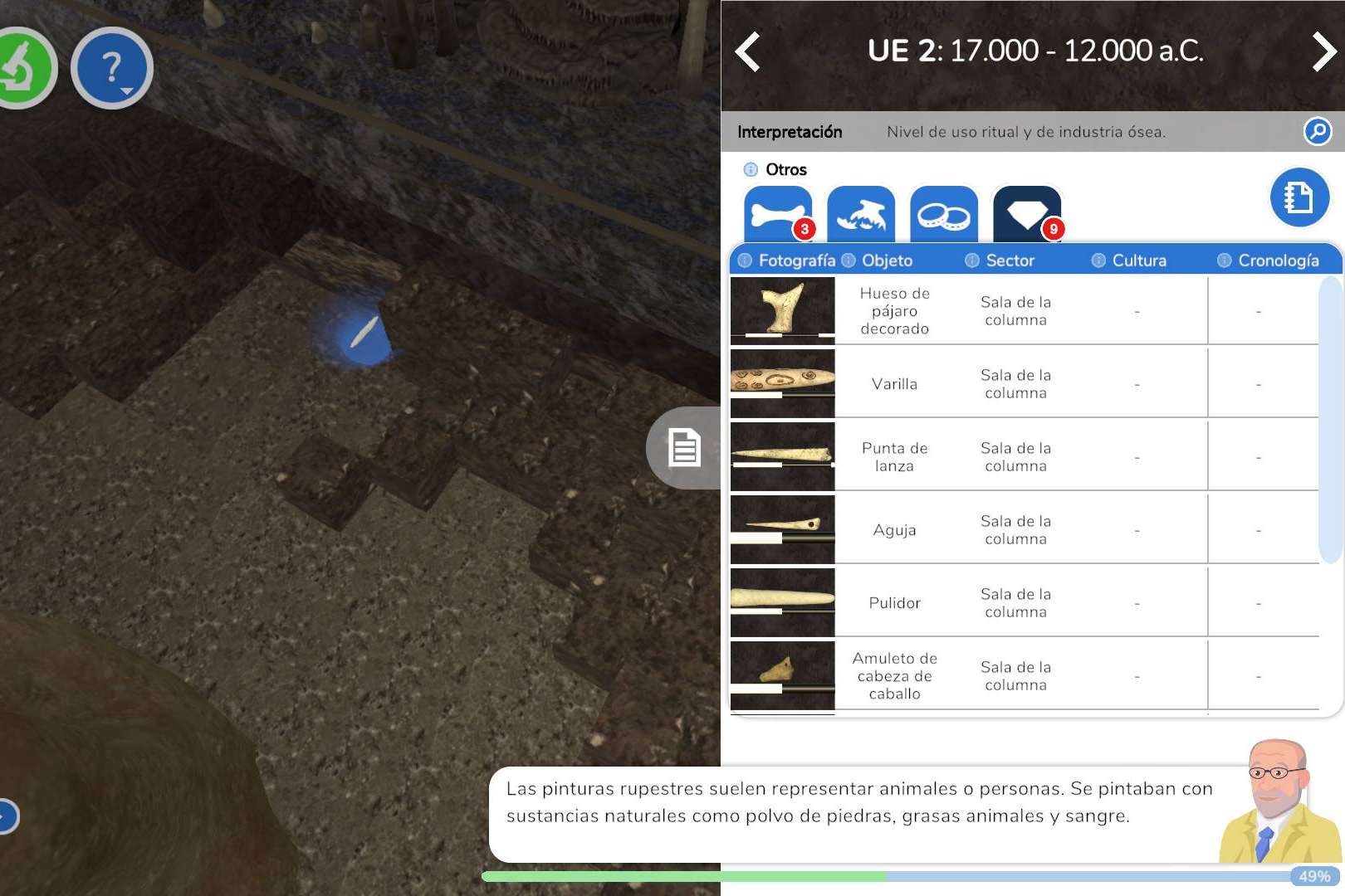 El nuevo juego para aprender sobre la Prehistoria de forma divertida es Archaeologist