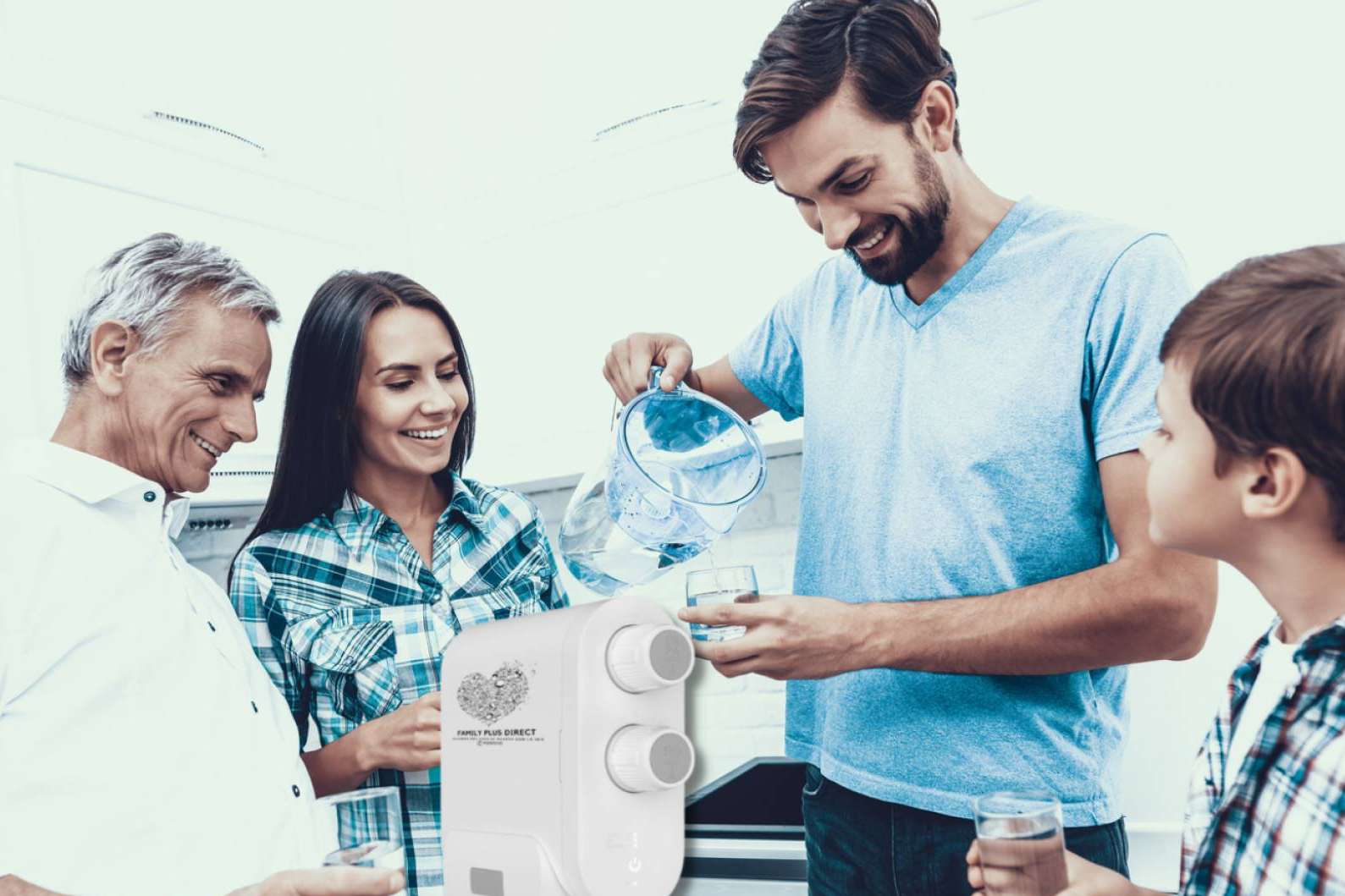 AquaFamilyPlus y su agua osmotizada de alta calidad para mantenerse hidratado en verano