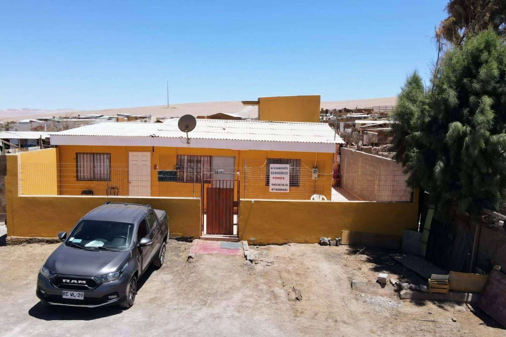 Encontrar alojamiento en Sierra Gorda, Chile, de la mano de Residencial Baquedano