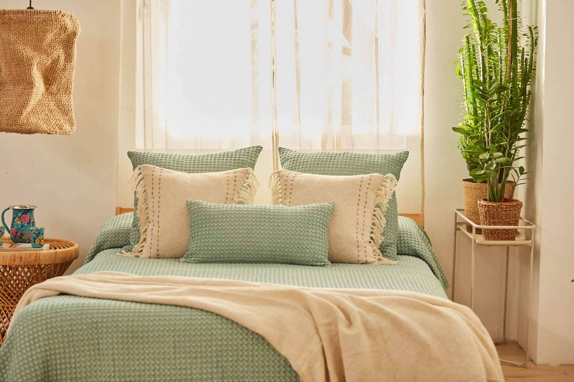 Cojines decorativos para cama con diseño exclusivo y de excelente calidad, en Calma House