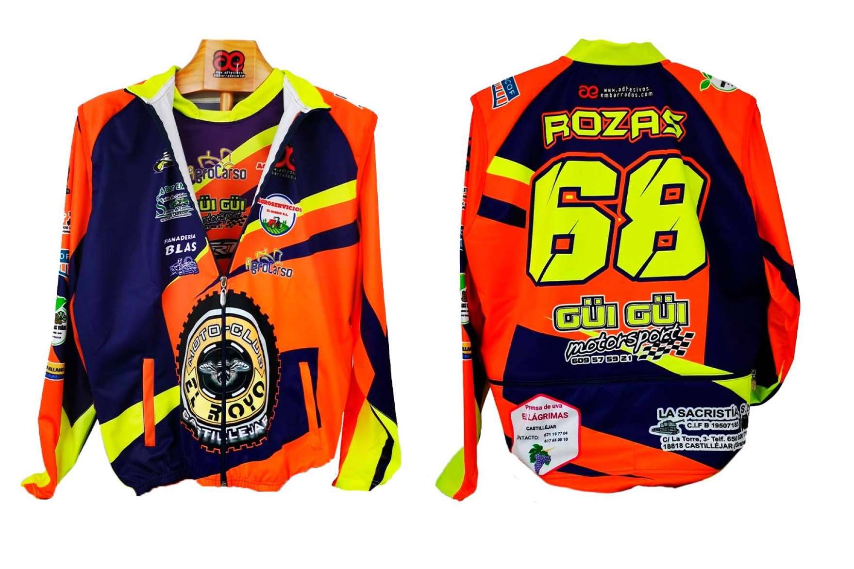 Comodidad y estilo sobre dos ruedas con las camisetas de motocross personalizadas de ADHESIVOSEMBARRADOS