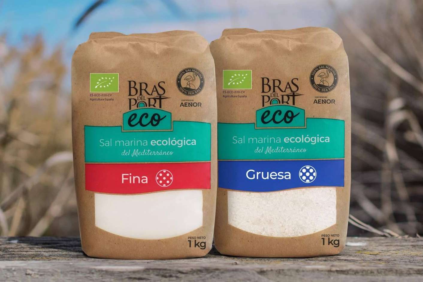 Sal marina generadora de ecosistemas, natural, ecológica y sostenible