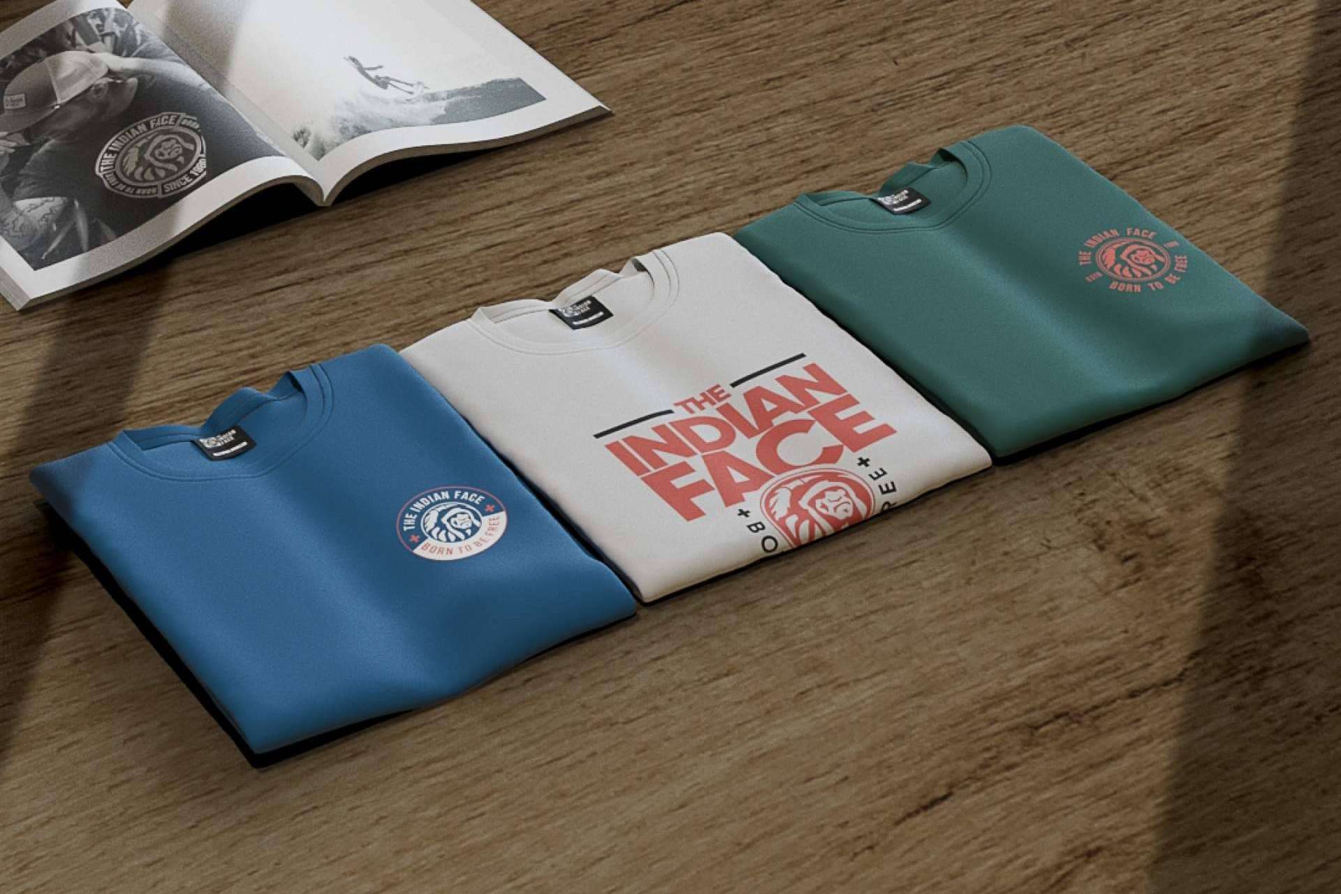 La colección de camisetas modernas, sencillas y atemporales de The Indian Face