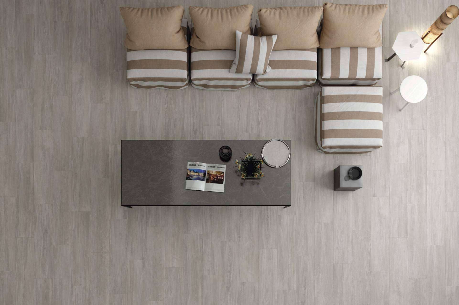 Interazulejo dispone de varios modelos de suelo porcelánico de imitación de madera