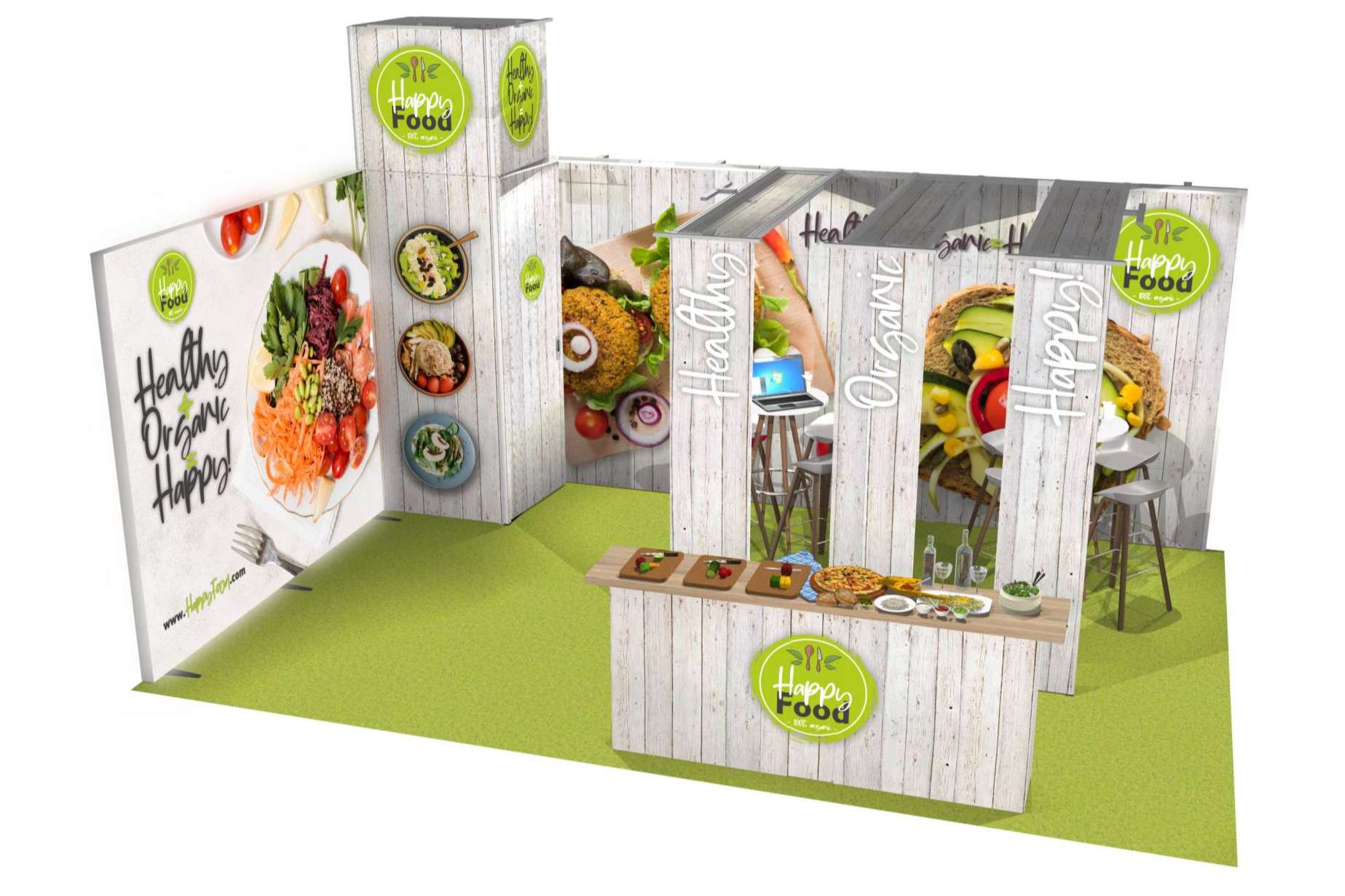 Olika, especialistas en stands reutilizables