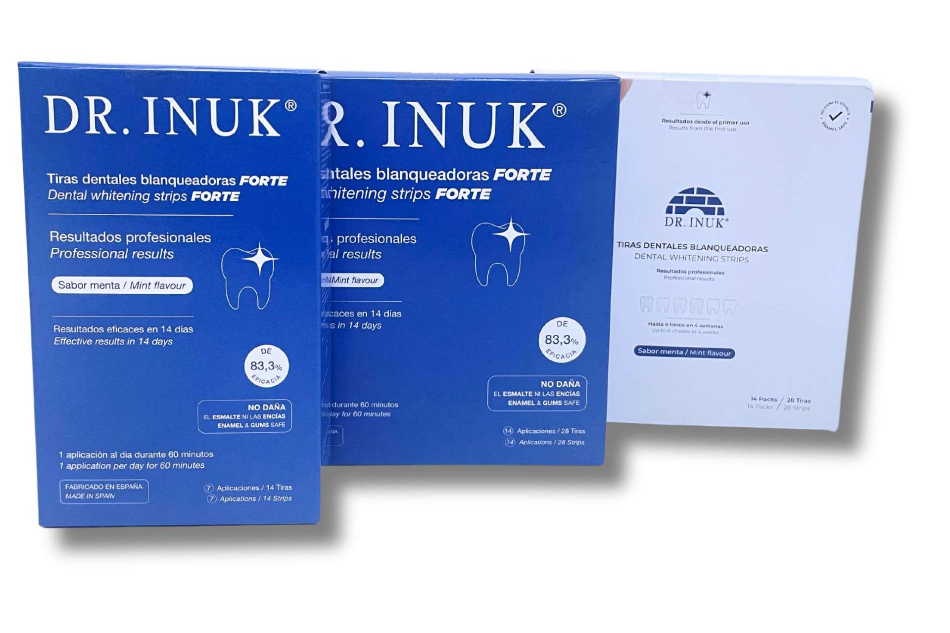 Dr. INUK ha lanzado unas tiras blanqueadoras FORTE para el blanqueamiento dental
