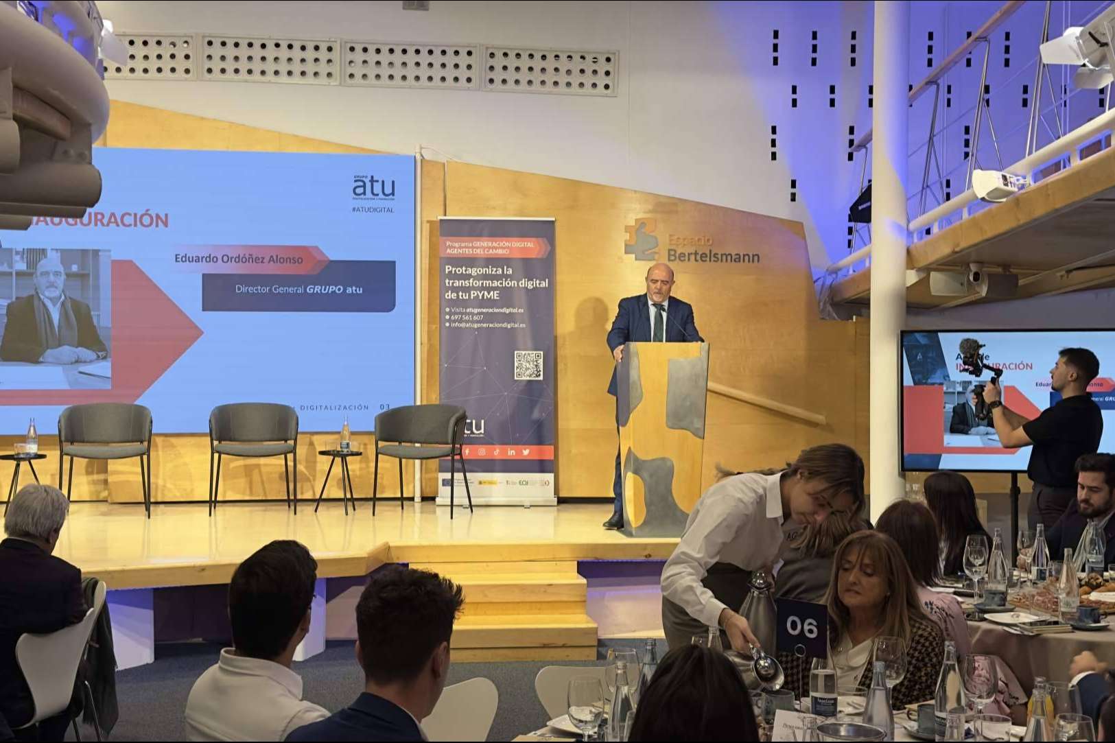 Éxito total en la Jornada pymes vs. digitalización de GRUPO atu en Madrid
