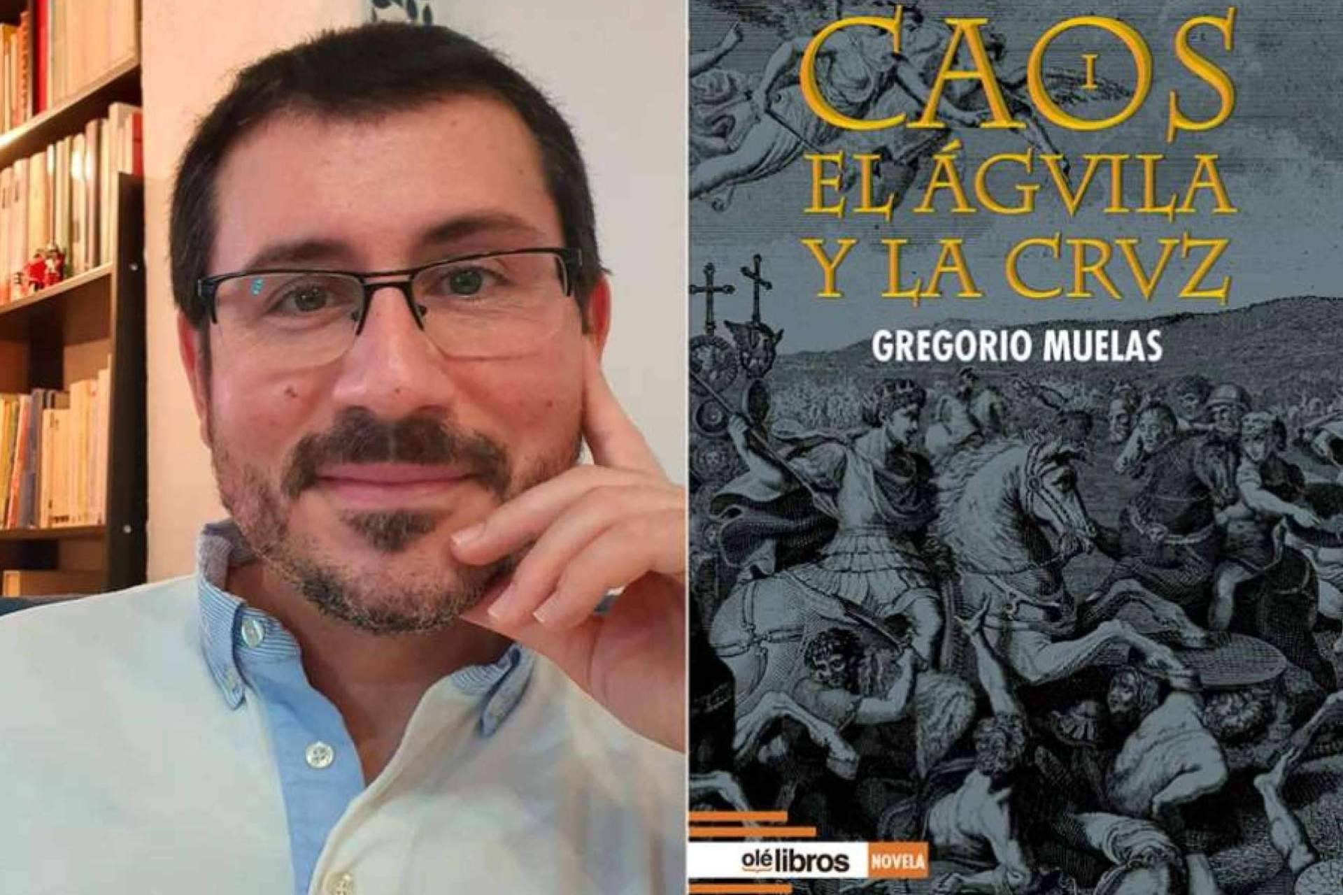 El escritor saguntino Gregorio Muelas sitúa entre las novelas históricas más vendidas 'CAOS. El águila y la cruz'