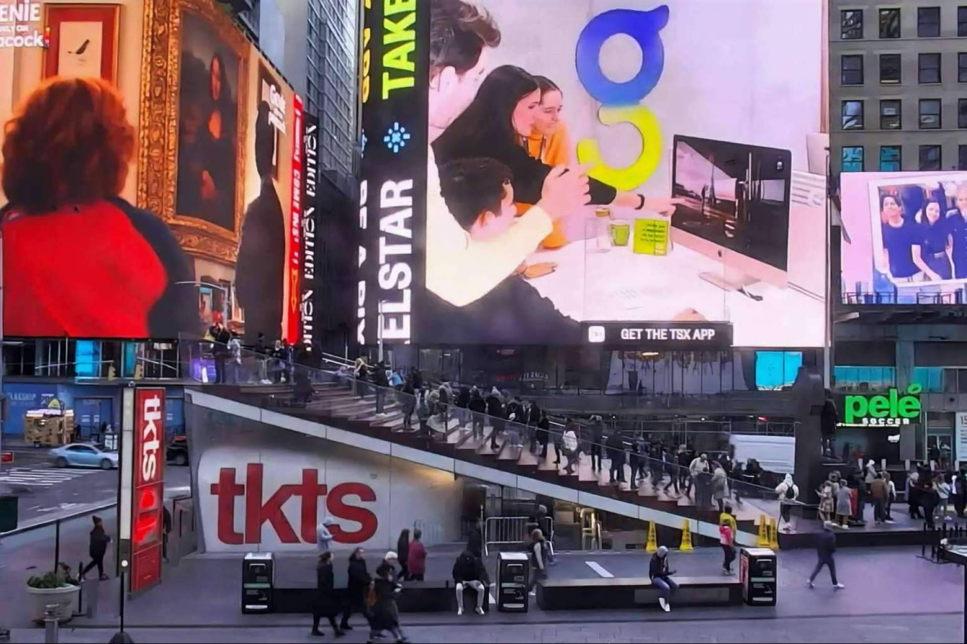 La compañía española que llega a las icónicas pantallas de Times Square