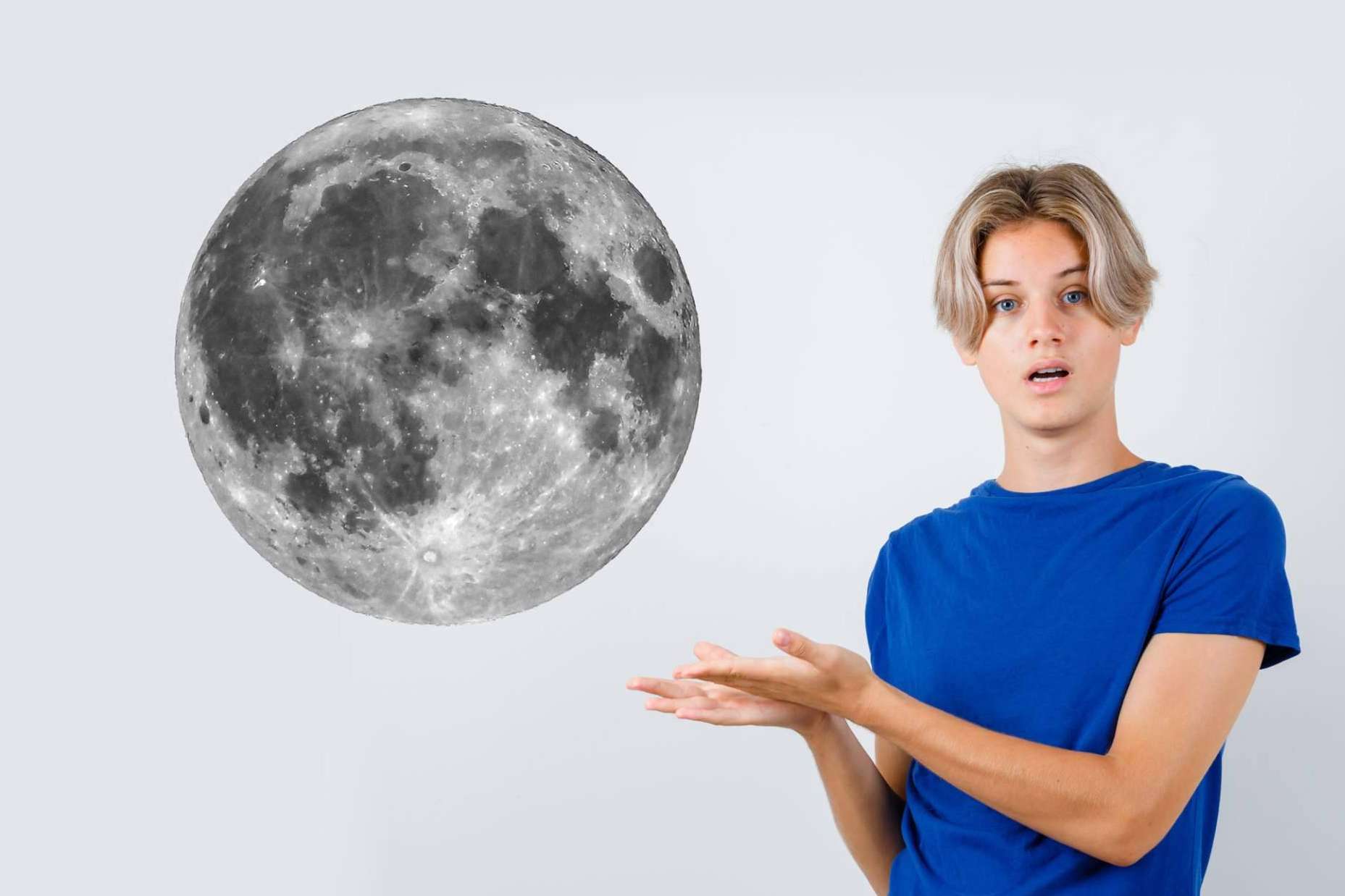 Conocer por qué la luna es redonda