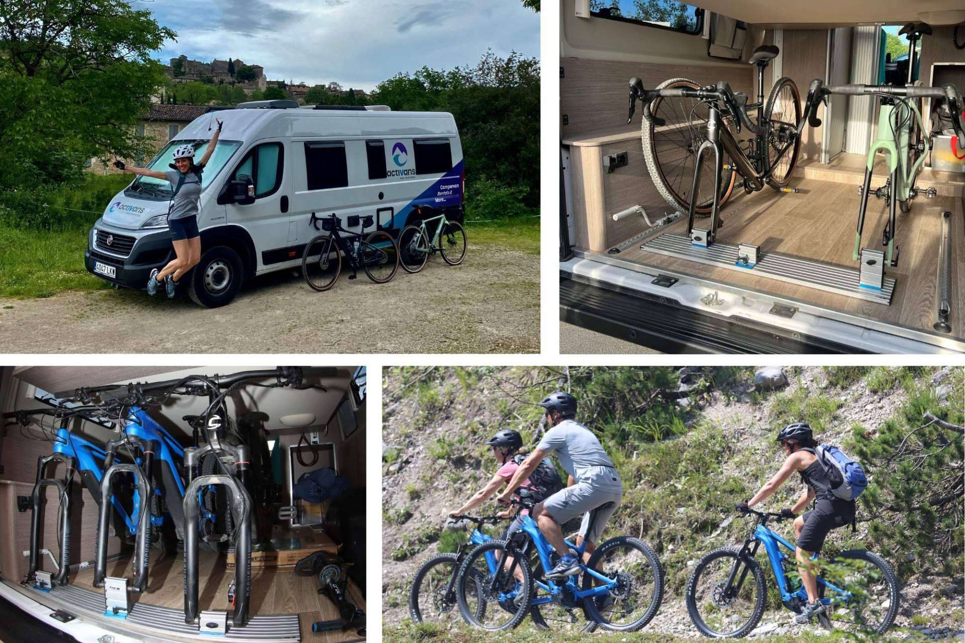 Descubrir la fusión única de ciclismo y viaje en camper con Activans en Girona