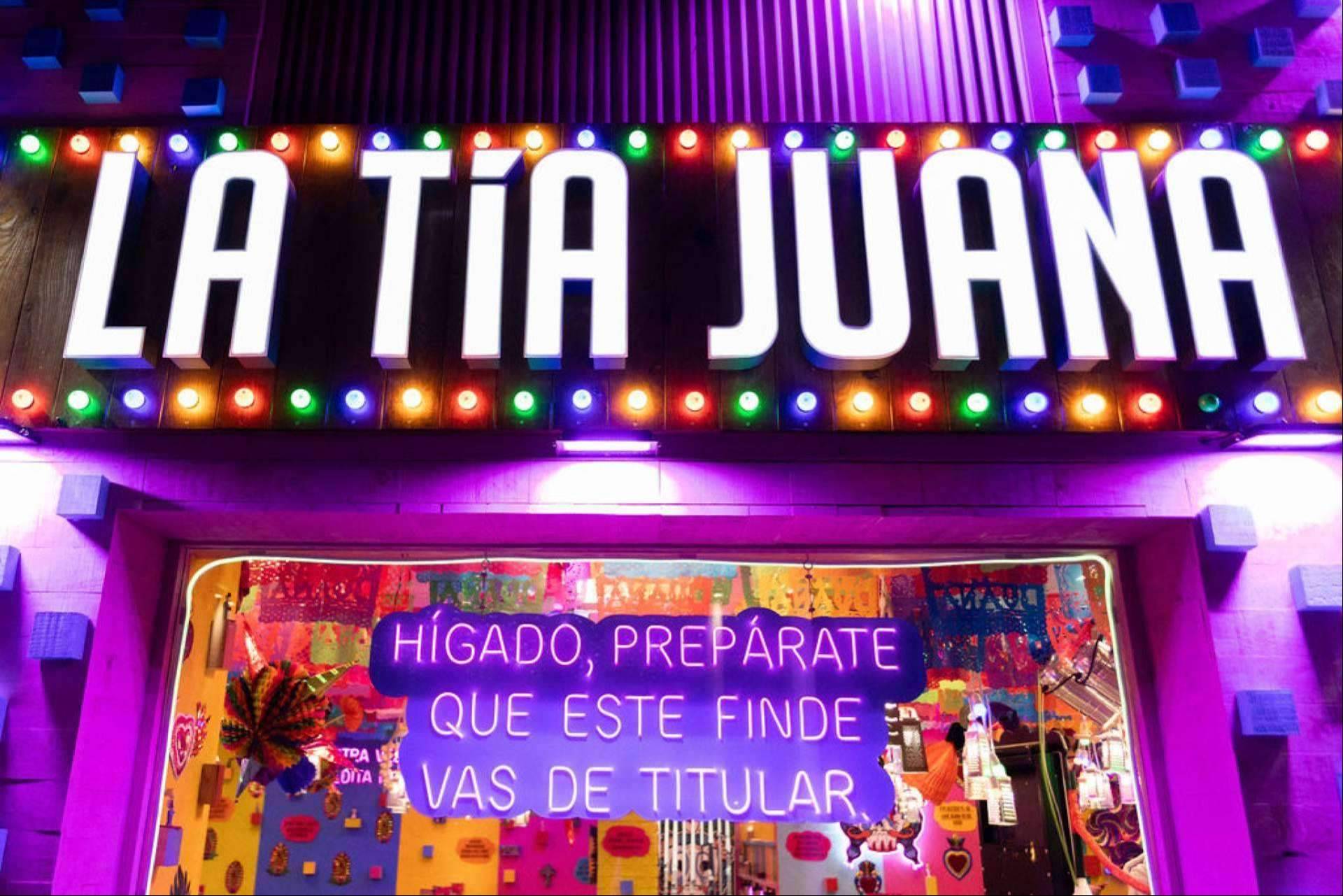 La Tía Juana y su amplia carta con variedad de comida mexicana