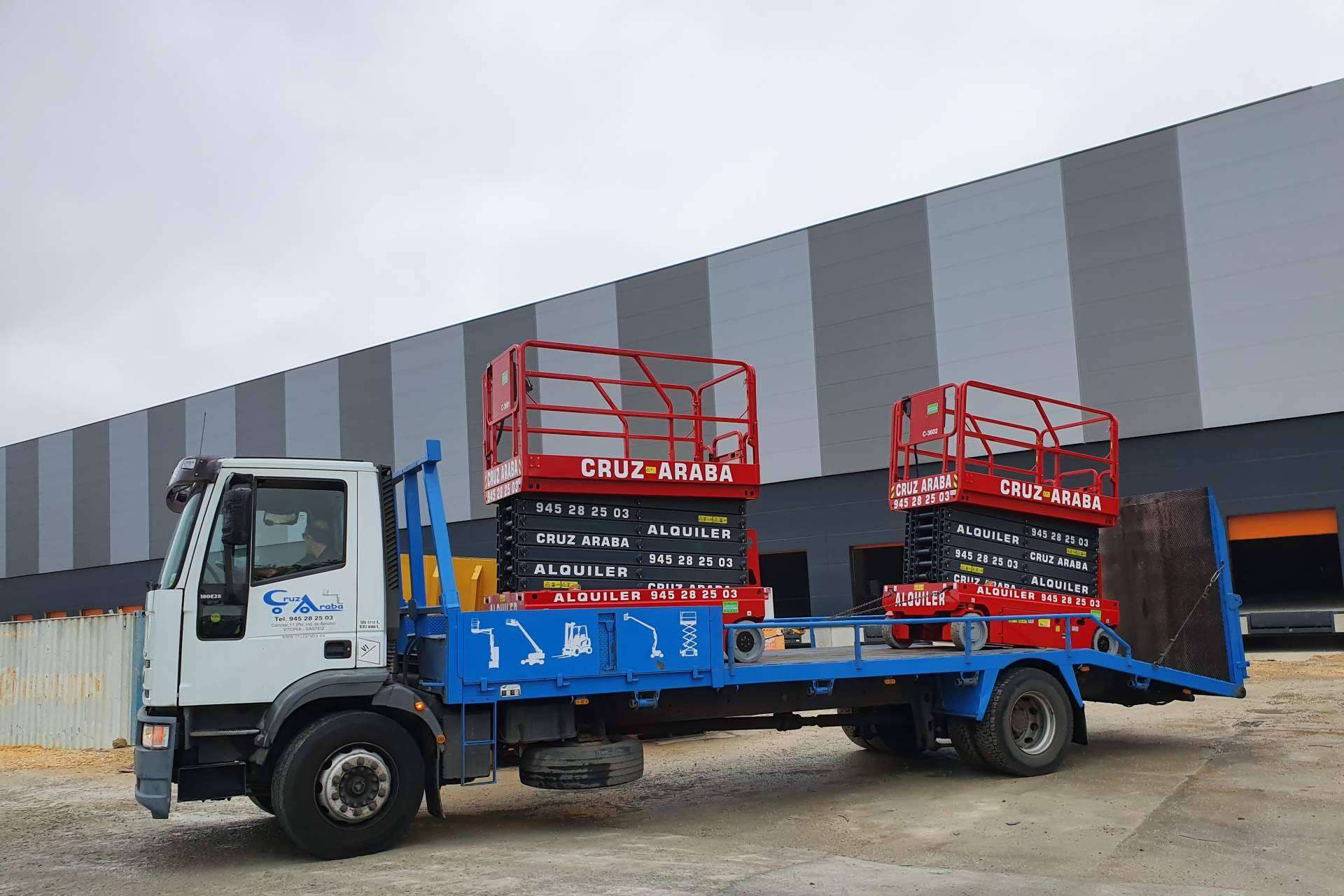 Cruz Araba SL, un líder en el alquiler de plataformas elevadoras, carretillas elevadoras y elevadores de cargas en Álava