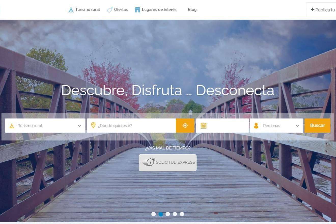 Ruralzoom.com. Buscador de turismo rural sin intermediarios ni comisiones