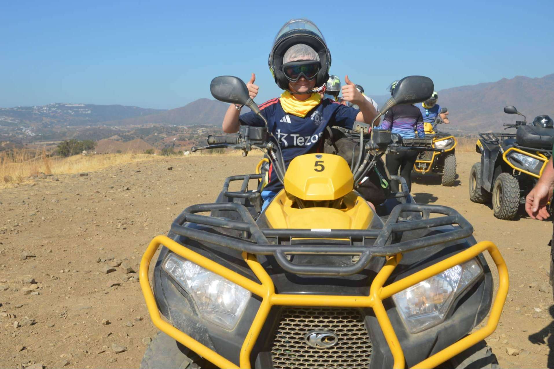 Las rutas de quad en Mijas de ATV Adventures Costa del Sol son ideales para los amantes de la adrenalina