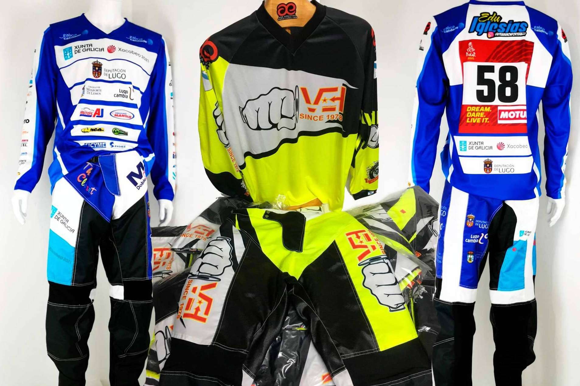 ADHESIVOSEMBARRADOS, personalización en equipación offroad para pilotos de motocross y enduro