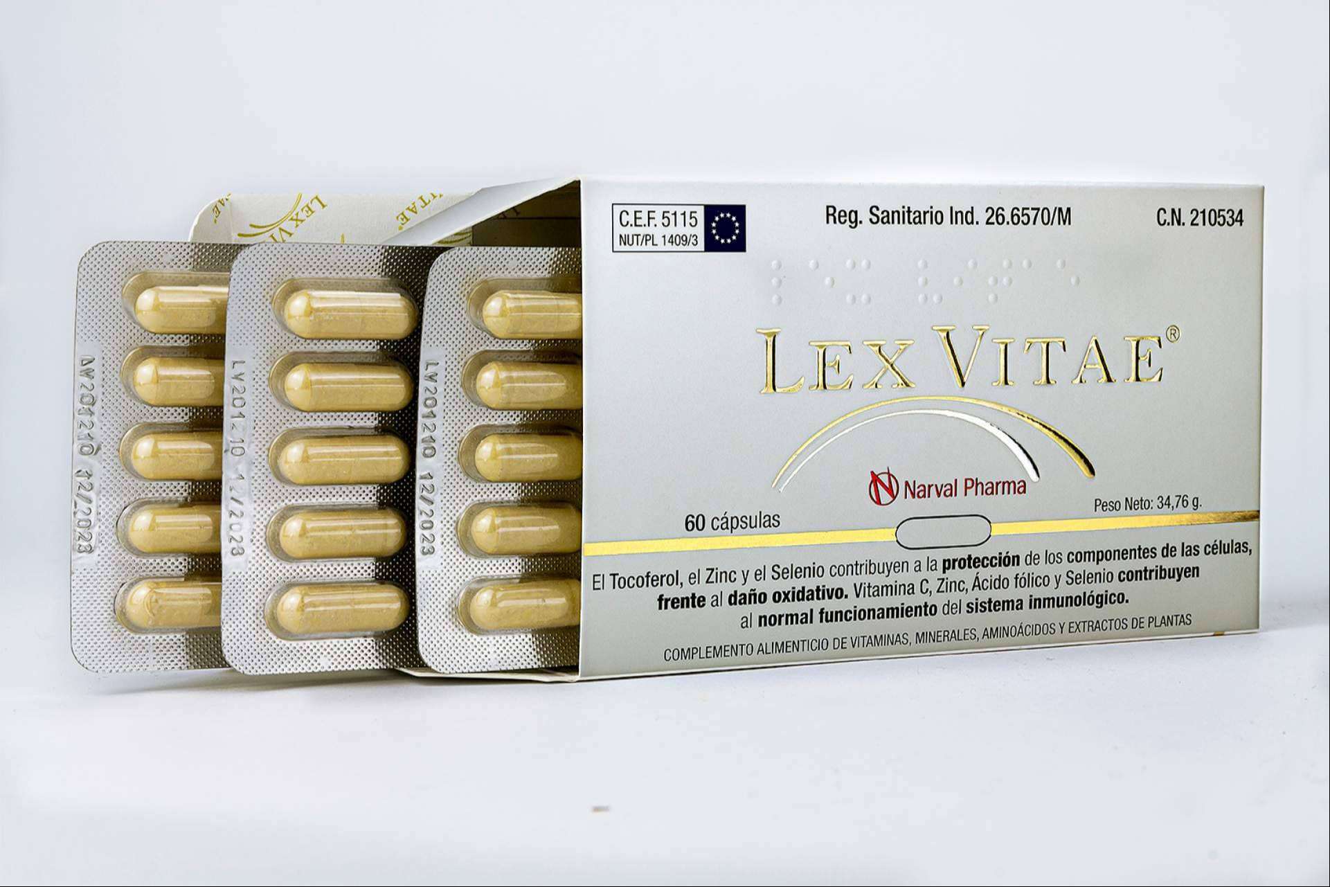 Lex Vitae de Narval Pharma, el antioxidante integral para el cuidado interior