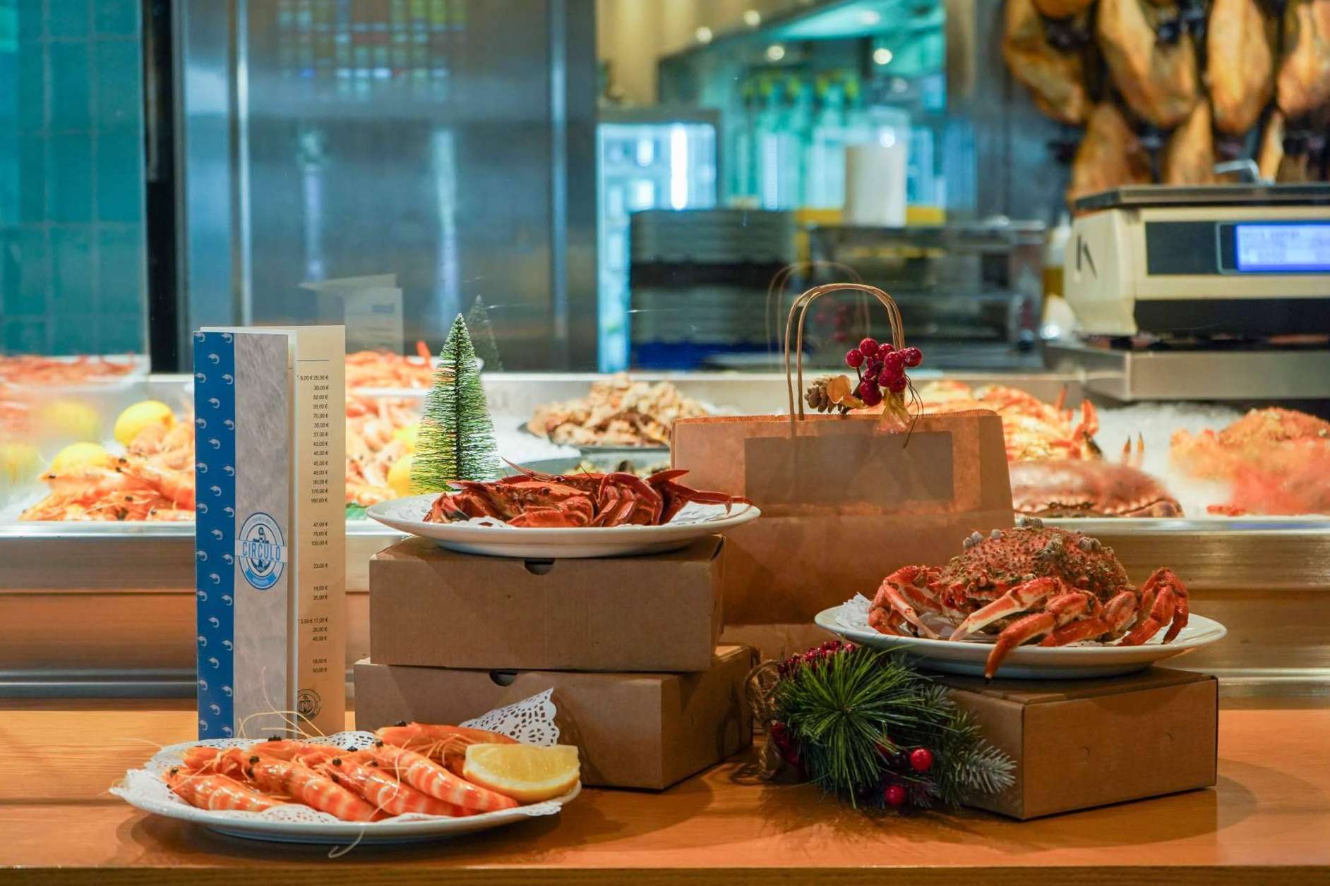 Círculo Marisquería presenta su servicio de marisco take away para esta Navidad