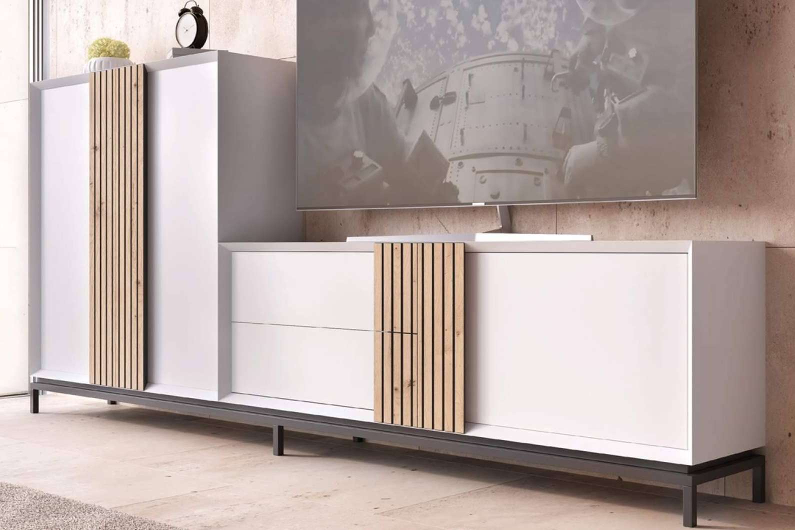 Muebles La Factoría presenta su colección de salones lacados para espacios modernos