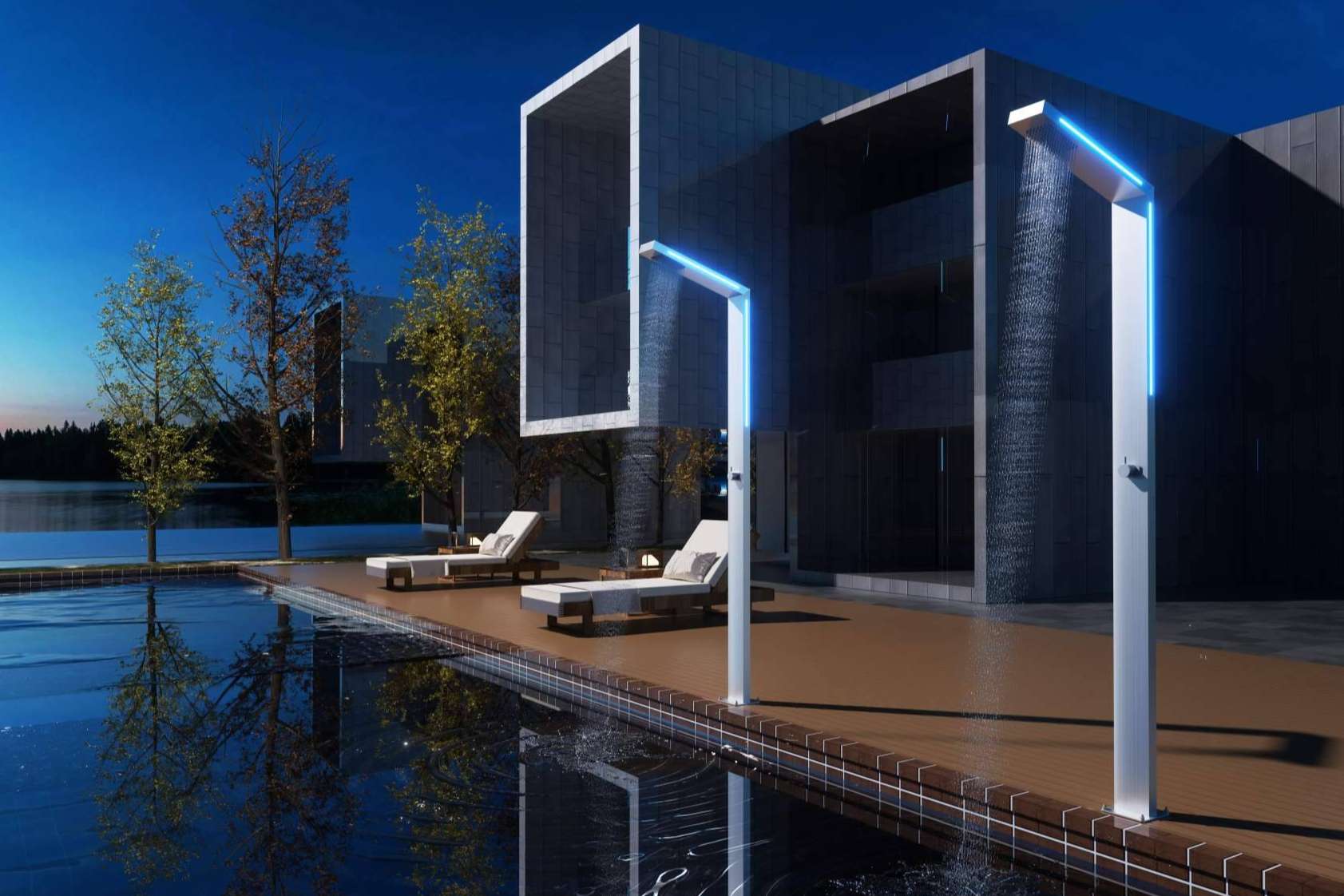 La innovación en grifería exterior, serie SENSE con iluminación LED integrada