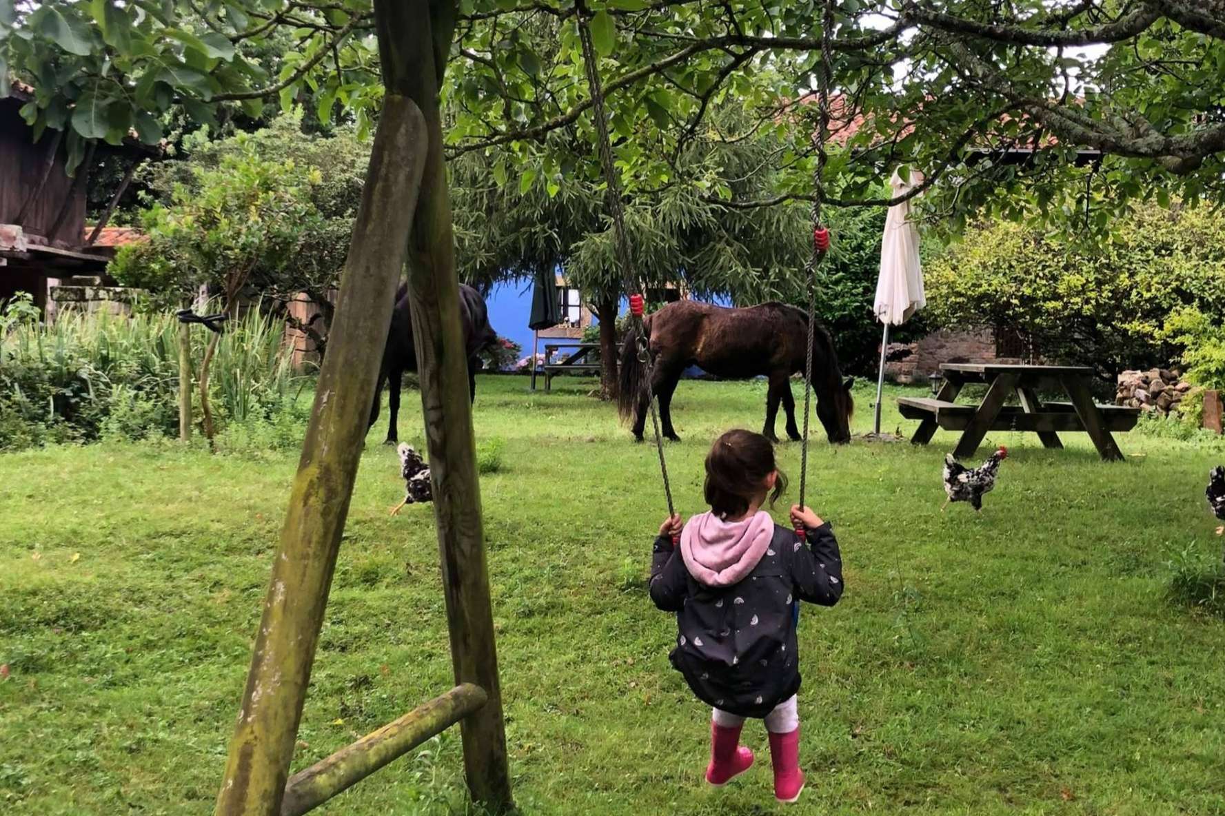 Ecoagroturismo en Asturias con razas autóctonas, cerámica y lana en el Ecomuséu Ca l’Asturcón