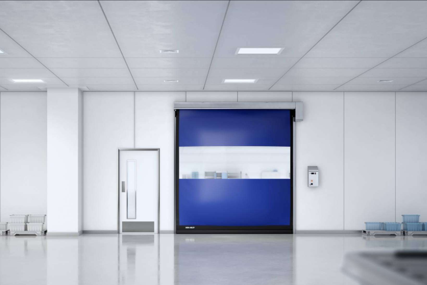 ASSA ABLOY presenta innovadoras puertas rápidas diseñadas para entornos de salas blancas exigentes